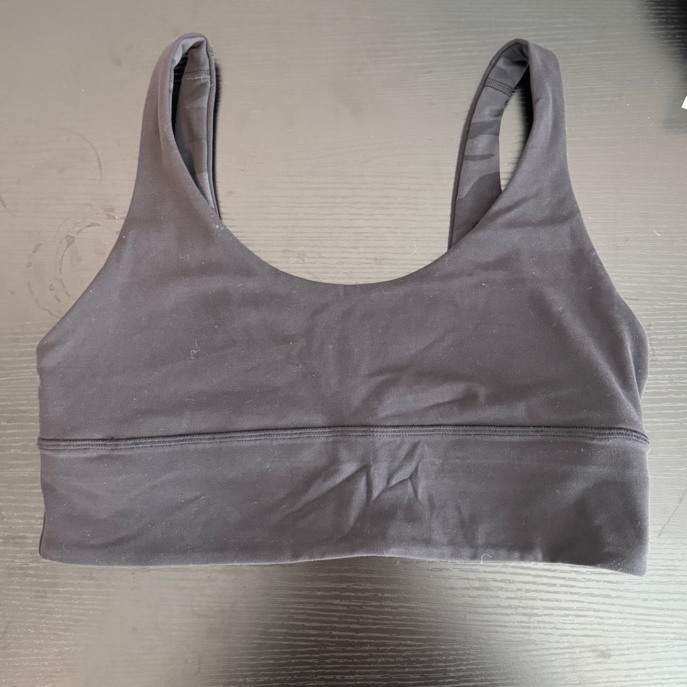 lululemon align reversible bra - black/black camo